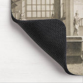 Eine silk Färberwerkstatt, vom 'Encyclopedie DES Mousepad (Ecke)