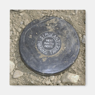 Eine simulierte Landmine Magnet