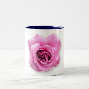 eine Single-Rose Zweifarbige Tasse