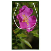 Eine Single-wilde Rose Kleine Geschenktüte (Rückseite)
