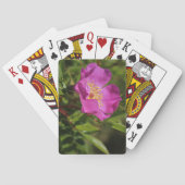Eine Single-wilde Rose Spielkarten (Rückseite)