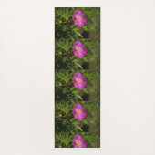 Eine Single-wilde Rose Yogamatte (Rückseite)