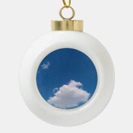 Eine Single-Wolke Keramik Kugel-Ornament