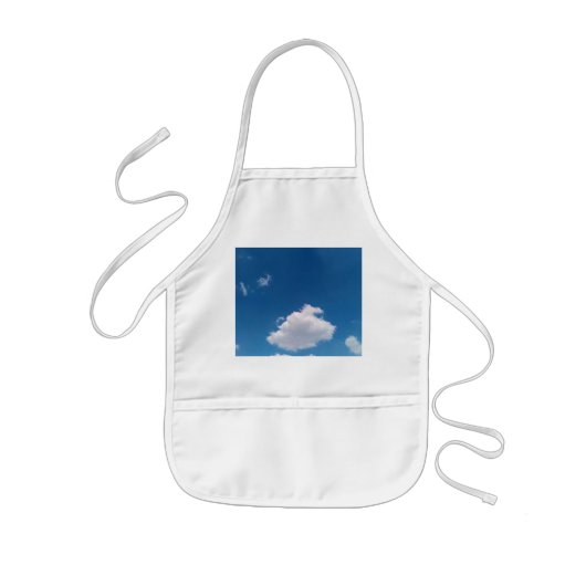 Eine Single-Wolke Kinderschürze (Vorne)