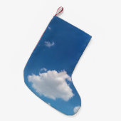 Eine Single-Wolke Kleiner Weihnachtsstrumpf (Vorderansicht (hängend))