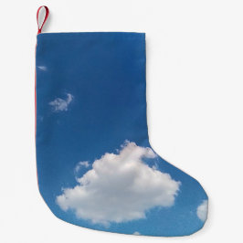 Eine Single-Wolke Kleiner Weihnachtsstrumpf