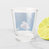 Eine Single-Wolke Schnapsglas (Rückseite)
