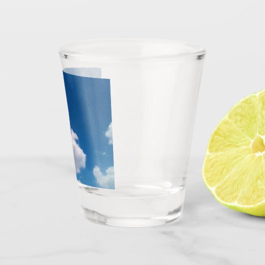 Eine Single-Wolke Schnapsglas (Rechts)