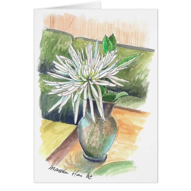 Eine Singlechrysantheme (Vorne)