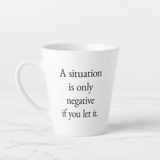 Eine Situation Latte Tasse (Links)