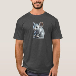 Eine sitzende Maus scheint auf etwas zu warten. T-Shirt