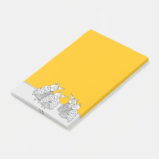 Eine Sitzung der Birds Dry Erase Board Post-it Klebezettel (angewinkelt)