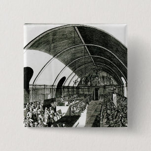 Eine Sitzung des Jacobin Vereins, 1791 Button