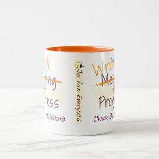 Eine Sitzung mit Ihrer Schreibens-Tasse Zweifarbige Tasse