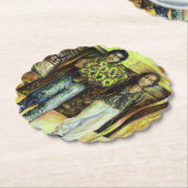 Eine Sixtinische ChapeI Phase einer ChaIIenge Papi Untersetzer (angewinkelt)