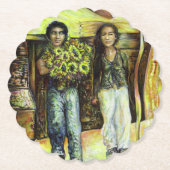 Eine Sixtinische ChapeI Phase einer ChaIIenge Papi Untersetzer (Vorderseite)