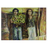 Eine Sixtinische ChapeI Phase eines ChaIIenge Cutt Schneidebrett (Vorderseite)