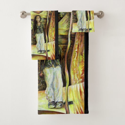 Eine Sixtinische HerausforderungI Phase einer ChaI Badhandtuch Set (Insitu)