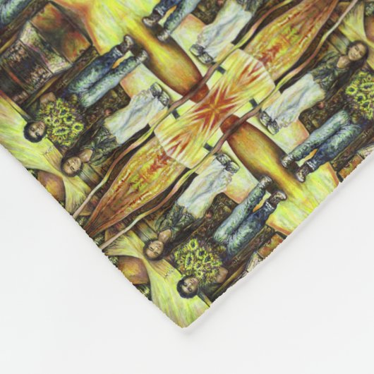 Eine Sixtinische HerausforderungI Phase einer ChaI Fleecedecke (Ecke)