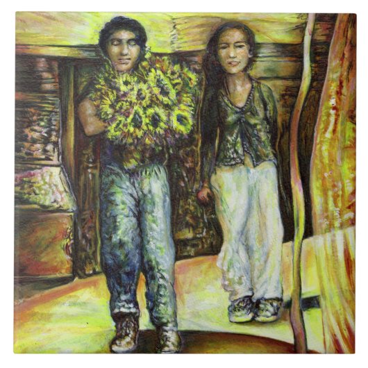 Eine Sixtinische HerausforderungI Phase einer ChaI Fliese (Vorderseite)