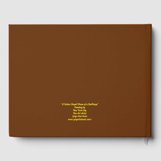 Eine Sixtinische HerausforderungI Phase einer ChaI Gästebuch (Rückseite)