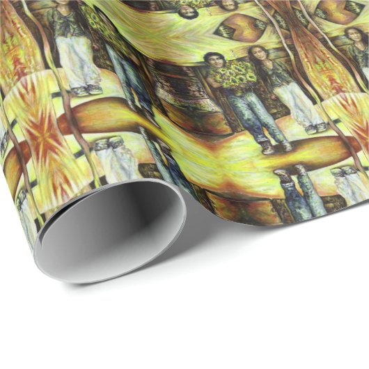 Eine Sixtinische HerausforderungI Phase einer ChaI Geschenkpapier (Rolleneckpunkt)