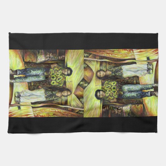 Eine Sixtinische HerausforderungI Phase einer ChaI Geschirrtuch (Horizontal)