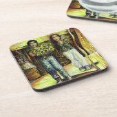 Eine Sixtinische HerausforderungI Phase einer ChaI Getränkeuntersetzer (Linke Seite)