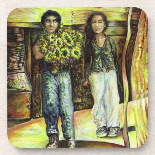 Eine Sixtinische HerausforderungI Phase einer ChaI Getränkeuntersetzer (Vorderseite)