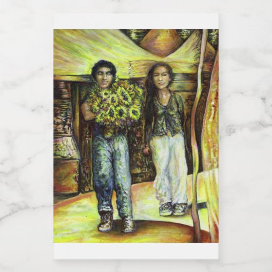 Eine Sixtinische HerausforderungI Phase einer ChaI Lebensmitteletikett (Einzelnes Label)