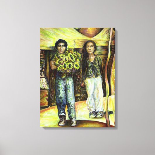 Eine Sixtinische HerausforderungI Phase einer ChaI Leinwanddruck (Vorderseite)