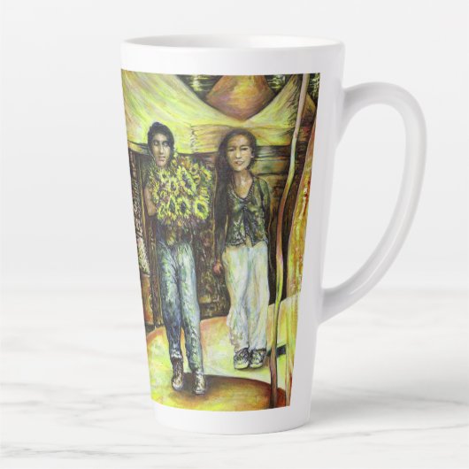 Eine Sixtinische HerausforderungI Phase einer ChaI Milchtasse (Rechts)