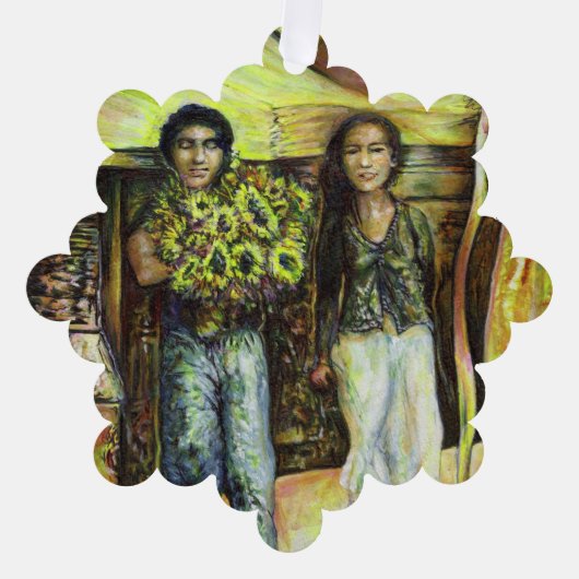 Eine Sixtinische HerausforderungI Phase einer ChaI Ornament Karte (Vorderseite)