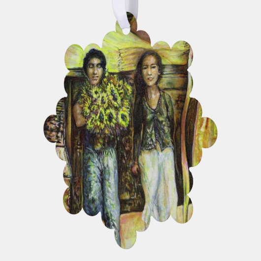 Eine Sixtinische HerausforderungI Phase einer ChaI Ornament Karte (Linke Ecke)