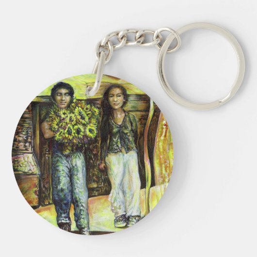 Eine Sixtinische HerausforderungI Phase einer ChaI Schlüsselanhänger (Rückseite)