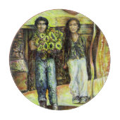 Eine Sixtinische HerausforderungI Phase einer ChaI Schneidebrett (Vorderseite)