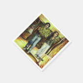 Eine Sixtinische HerausforderungI Phase einer ChaI Serviette (Ecke)