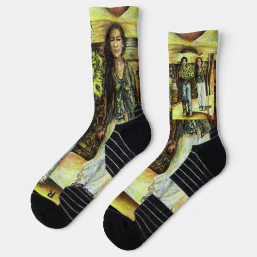 Eine Sixtinische HerausforderungI Phase einer ChaI Socken (Links)