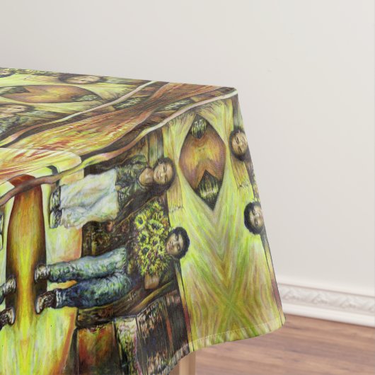 Eine Sixtinische HerausforderungI Phase einer ChaI Tischdecke (Beispiel)