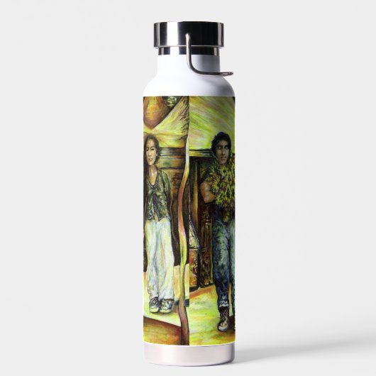 Eine Sixtinische HerausforderungI Phase einer ChaI Trinkflasche (Links)