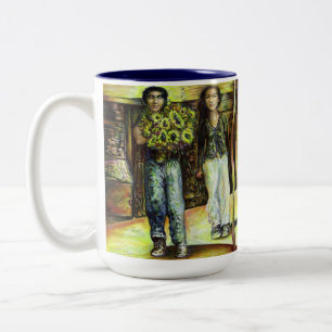 Eine Sixtinische HerausforderungI Phase einer ChaI Zweifarbige Tasse