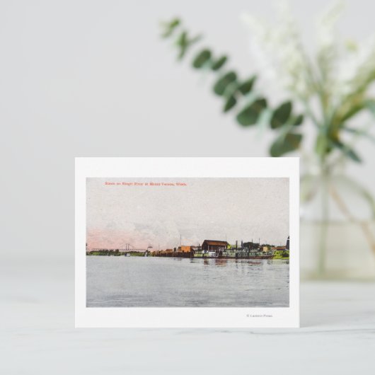 Eine Skagit-River-Szene Postkarte (Stehend Vorderseite)