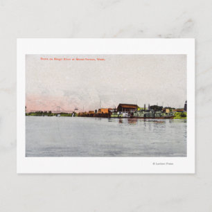 Eine Skagit-River-Szene Postkarte