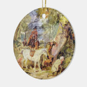 Eine Skizze für "die Förster, die Rotwild" Keramikornament (Links)