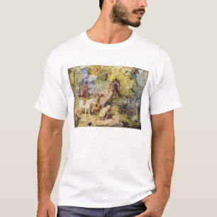 Eine Skizze für "die Förster, die Rotwild" T-Shirt