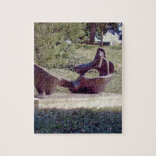 Eine Skulptur in Kansas City Puzzle (Vertikal)