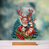 eine skurrile Weihnachtsillustrierung, Acrylschild (Neutral)