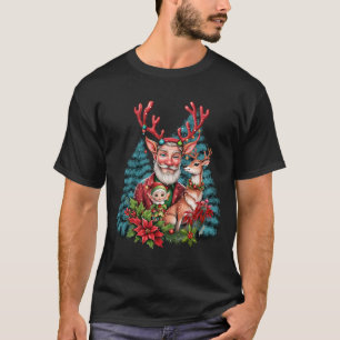 eine skurrile Weihnachtsillustrierung, T-Shirt