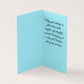 Eine skurrile Weihnachtskarte (Innenseite)