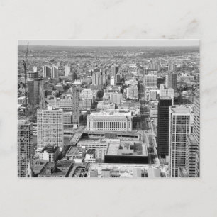 Eine Skyline-Ansicht von Philadephia Postkarte